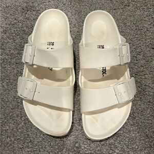 White Birkenstock Arizona EVA sandal